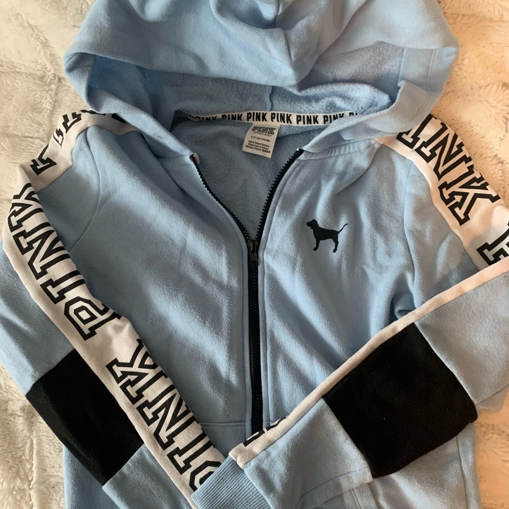 Victoria’s Secret PINK zip up hoodie size small